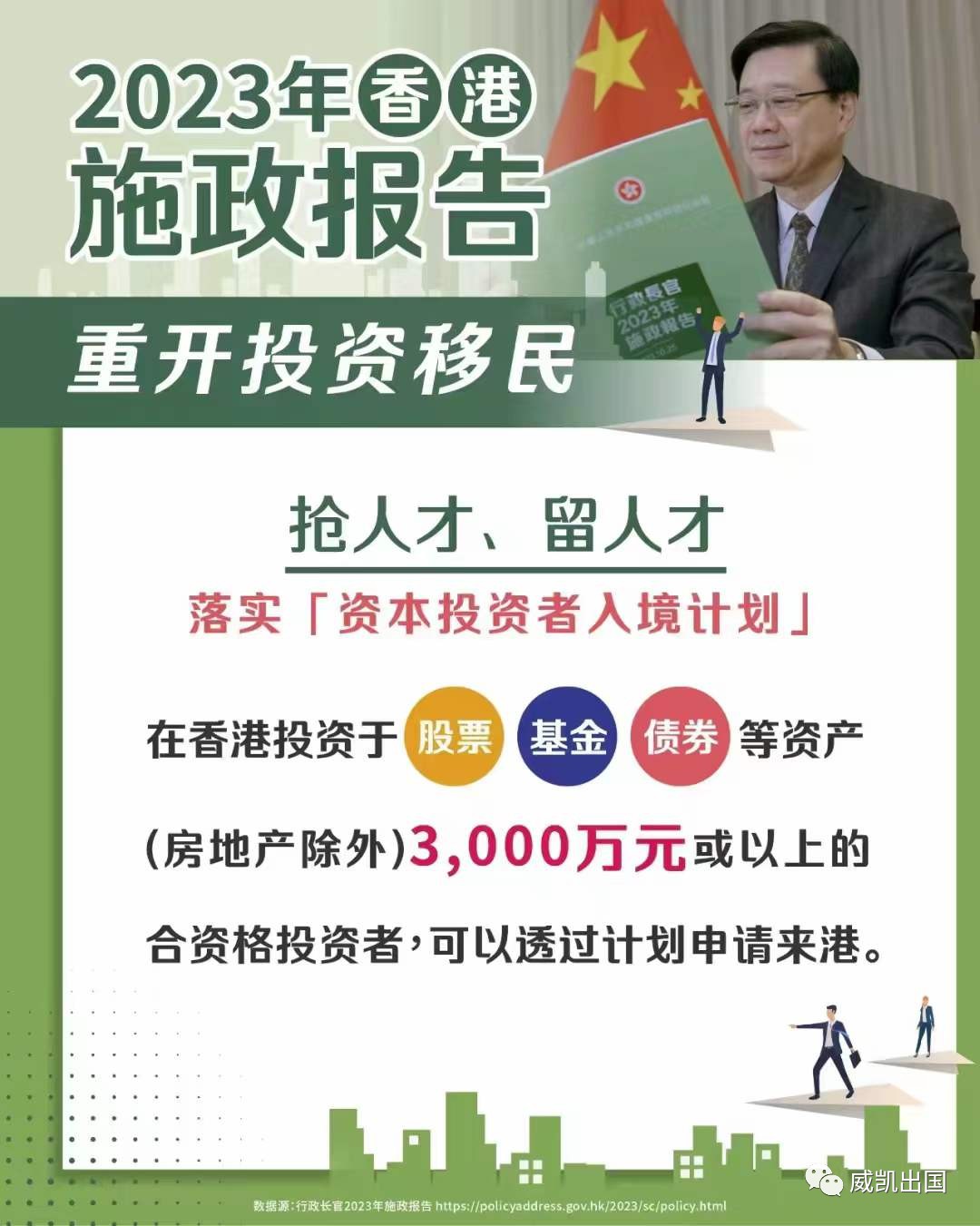 2023年香港《施政报告》出炉！资本投资者入境计划重启- 威凯出国_海外投资置业_投资移民_技术移民_购房移民_签证办理_威凯移民官网-